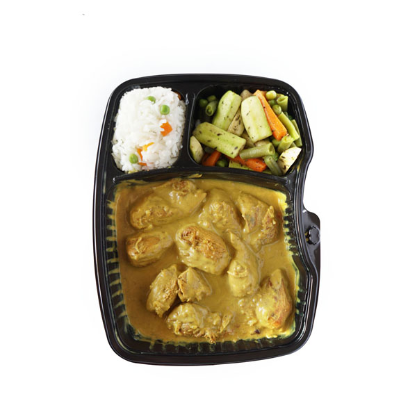 Chicken Curry with Basmati Rice & Sautee Veggies